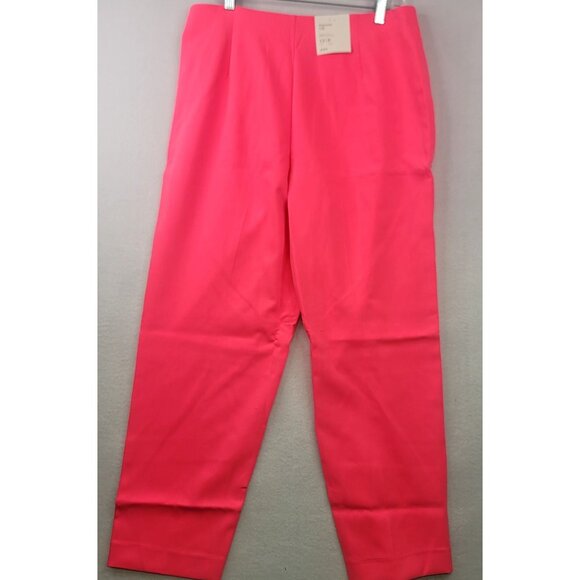 A New Day Tapered Leg High-Rise Stretch Slim Fit Pants Size 12 Regular Coral - Picture 4 of 11